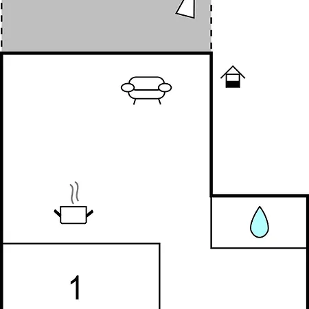 1 Bedroom Cozy In *